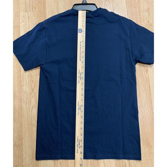 Captain America TShirt Mens S Blue Marvel Shield Crew Neck Short Sleeve Graphic - Picture 5 of 6